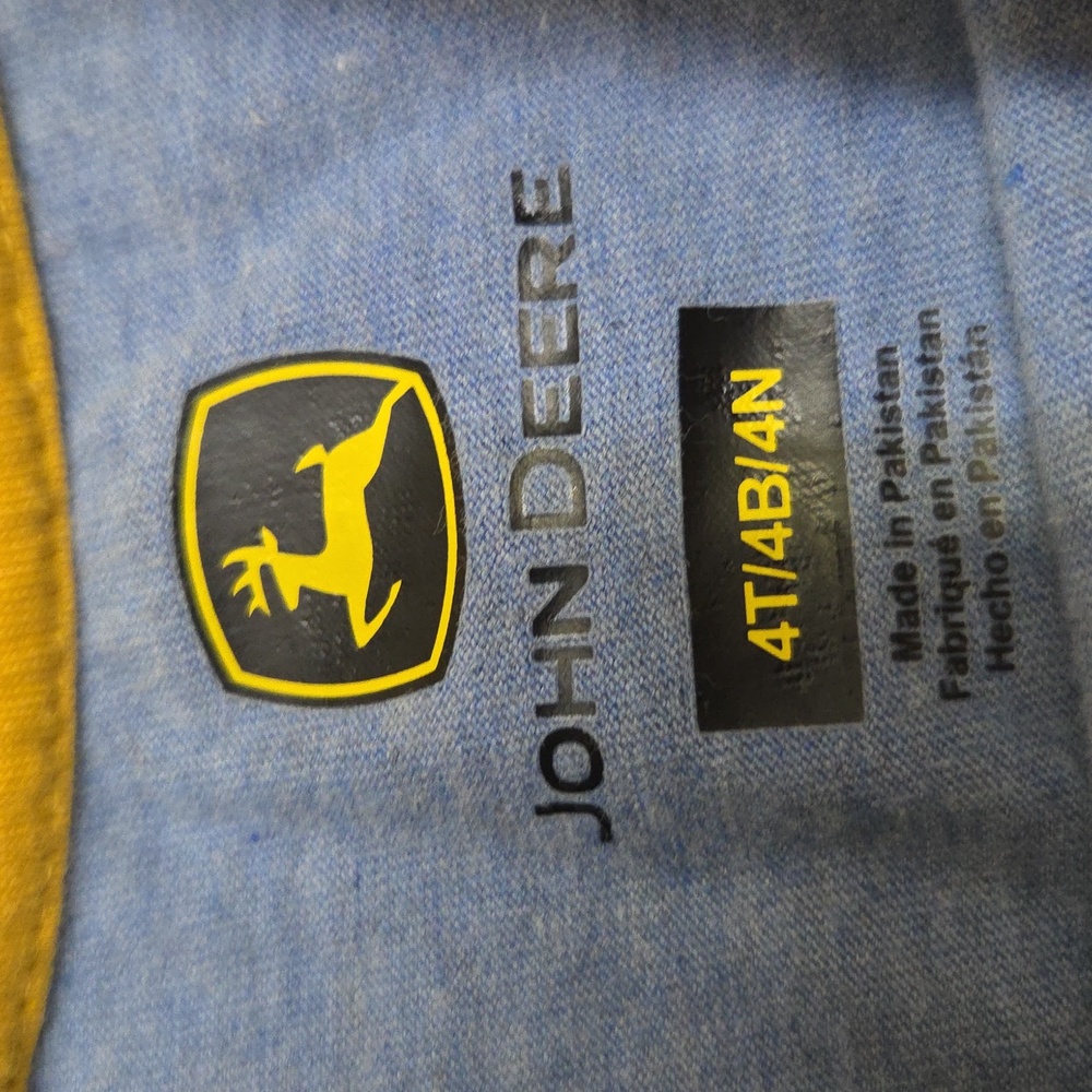 John Deere (4) Lot Of 4T Kids Tank Tops, All Size 4T - Picture 7 of 16